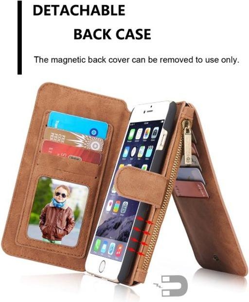Actual product image Caseme Leather case with wallet (Apple iPhone 6s Plus, Apple iPhone 6 Plus)