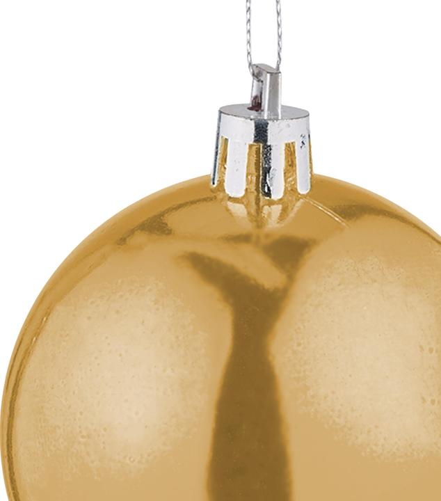 Actual product image Relaxdays - Weihnachtskugeln 50er Set, Gold/ Silber, 7 x 6 cm (50 -part)