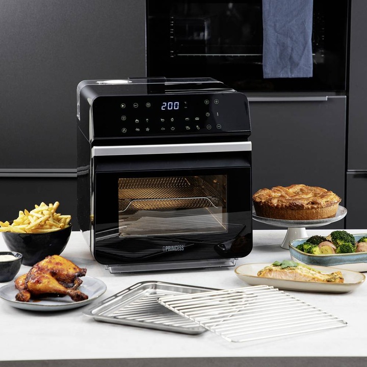 Immagine prodotto Princess 01.182085.01.001 Friggitrice ad aria calda 1550W Preselezione temperatura, funzione timer, radio ad