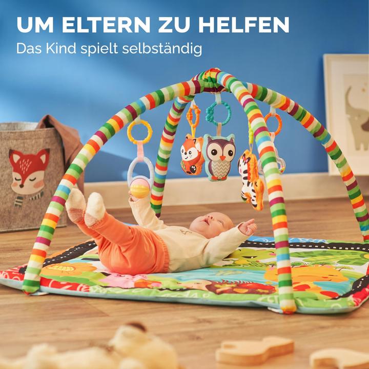 Produktbild Activity Board Spielmatte für Neugeborene - Interaktive Spielmatte mit Spielzeug