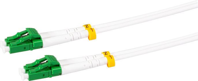 Produktbild LogiLink Stahlarmiertes Glasfaser-Patchkabel OS2, Duplex LC/APC - LC/APC, 10 m (10 m)