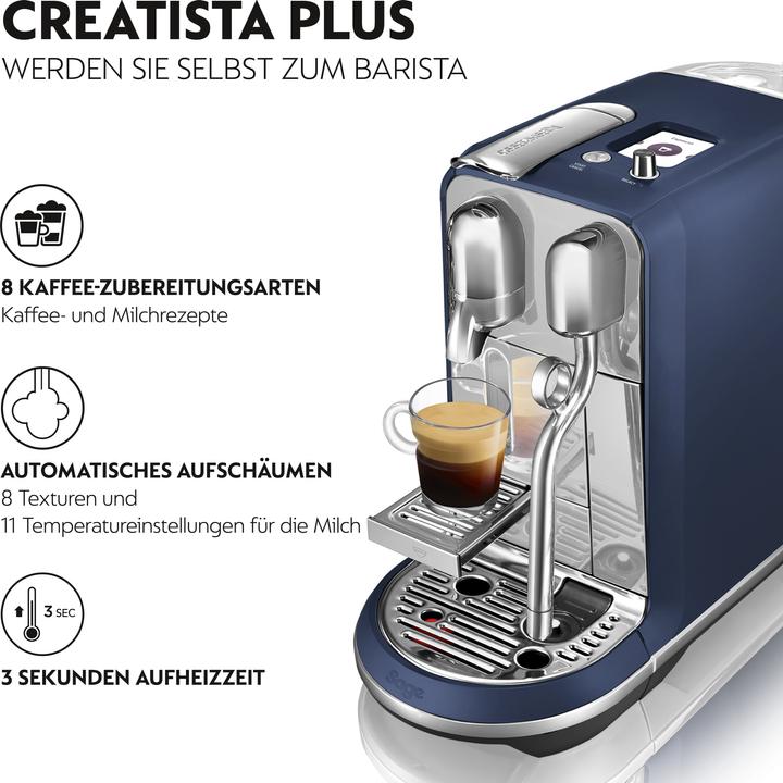 Image du produit Sage Nespresso Creatista Plus (NESPRESSO Original)