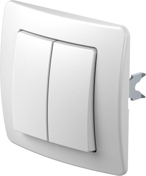 Productafbeelding TEM Serie Ekonomik SWITCH 2GANG-1WAY10AX 250V PW