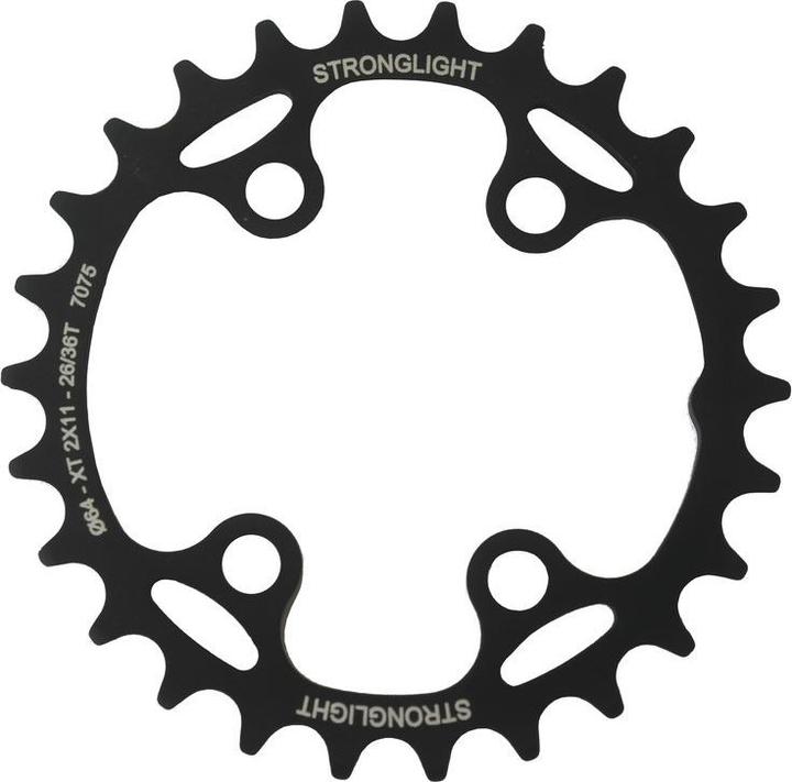 Actual product image Stronglight MTB Shimano 2x11 chainring for XT FC-M8000/SLX inside (28)