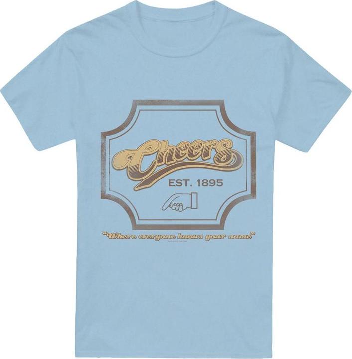 Actual product image Cheers Mens Sign T-Shirt (L)