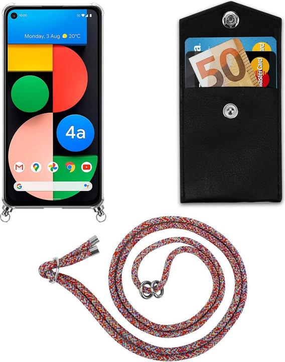 Produktbild Cadorabo TPU Handy Kette SILBER Cover