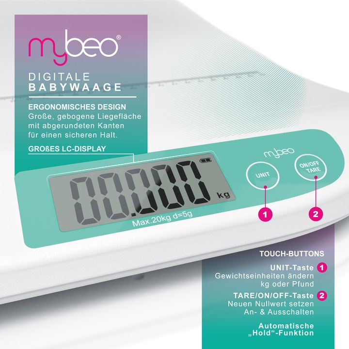 Produktbild Mybeo Babywaage digital (20 kg)