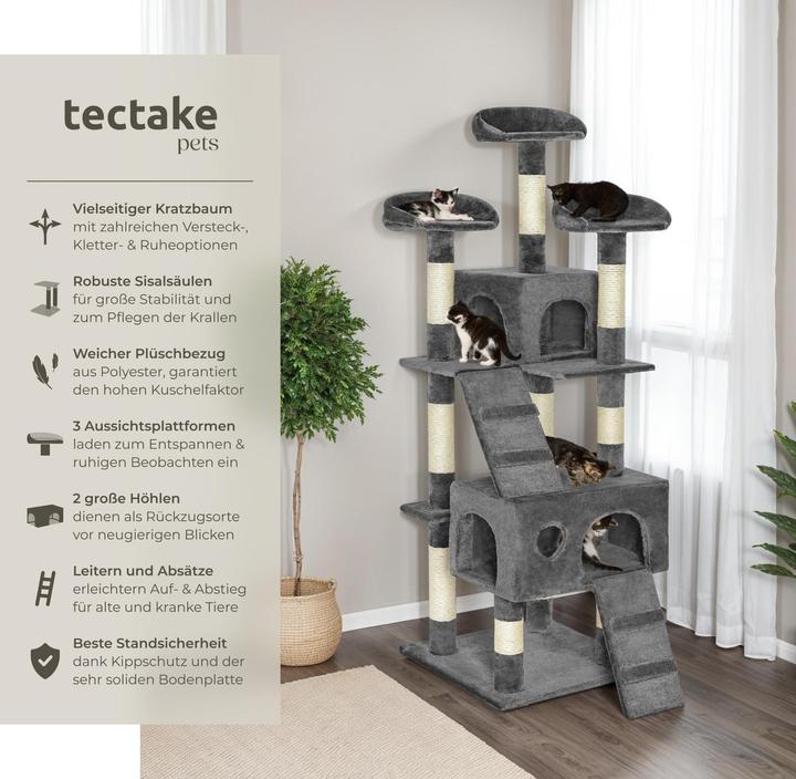 Produktbild tectake Mogli (170 cm, Grau)