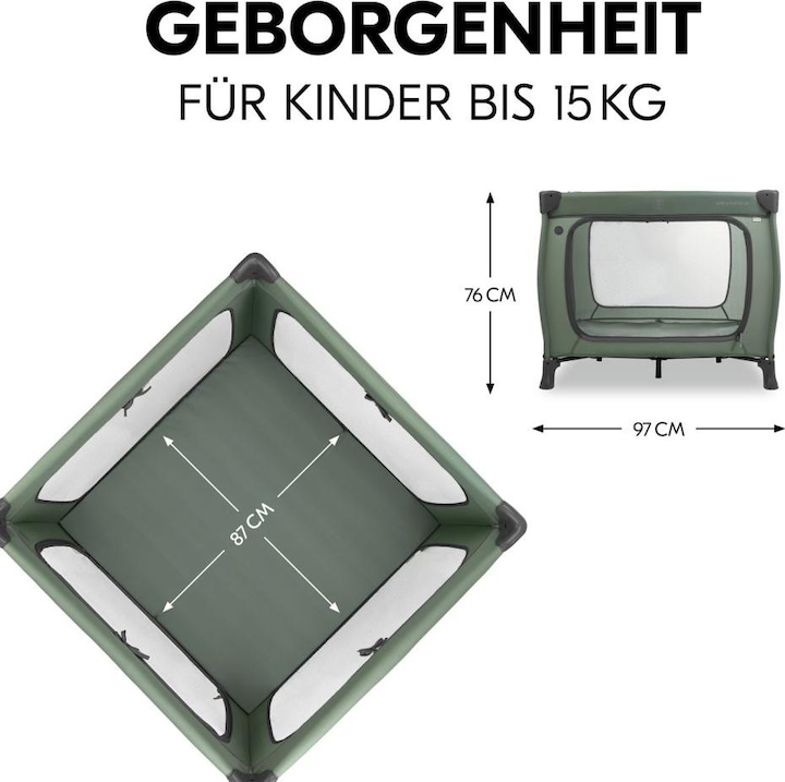 Actual product image Hauck Reisebett & Laufgitter Sleep N Play SQ Set