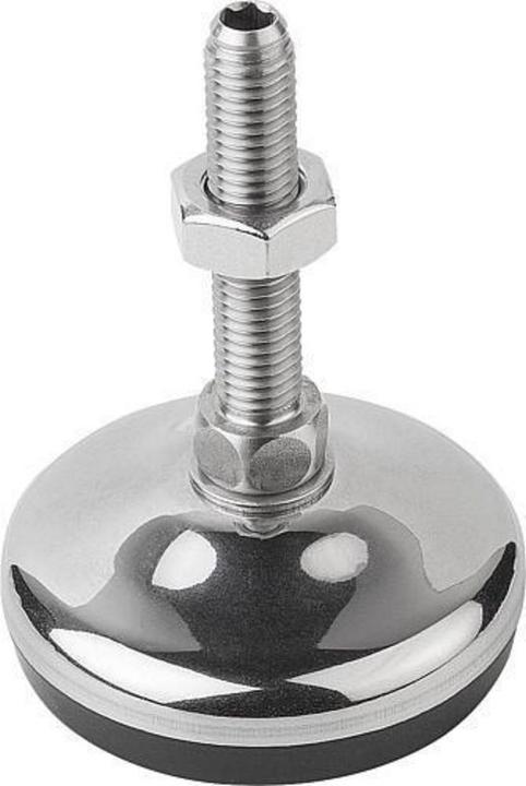 Kipp Stellfuss K0739, Edelstahl, Form C