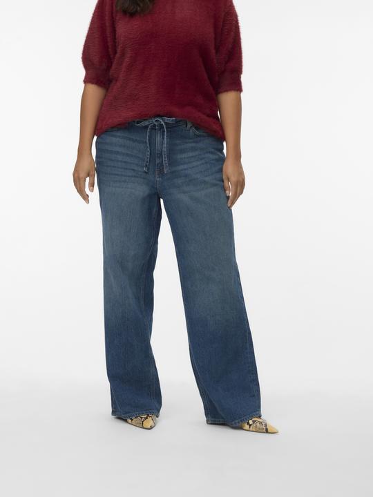 Actual product image Vero Moda VMCTESSA Hohe Taille Weiter Beinschnitt Jeans Weit geschnitten (W52/L32)