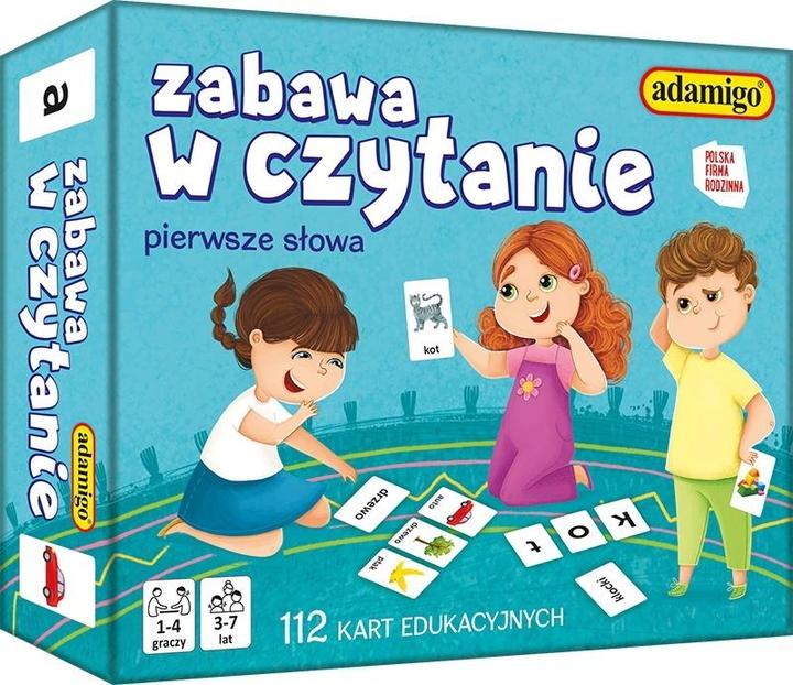 Productafbeelding Adamigo Zabawa w czytanie - karty 07523 (3 - 7 Jaren)