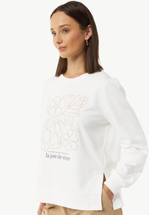 Produktbild Comma Sweatshirt Sweatshirt mit Artwork und seitlichen Schlitzen (44)