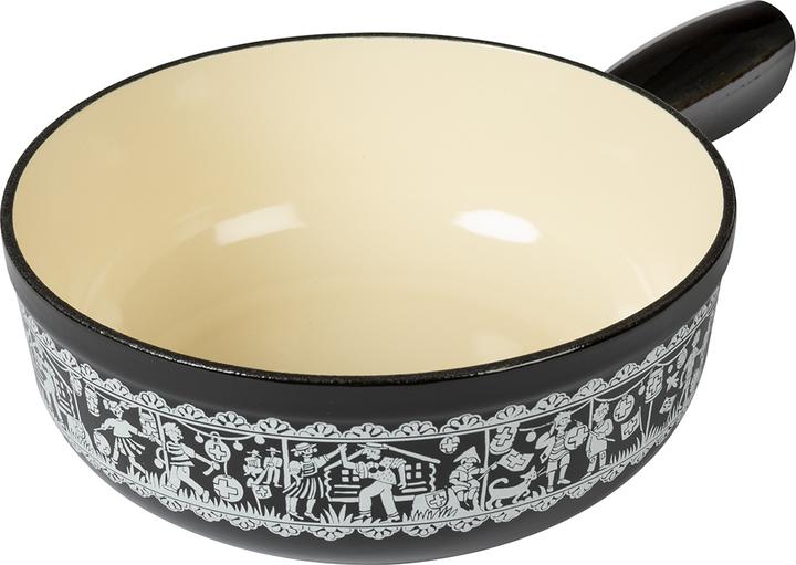 Kuhn Rikon Caquelon inductie fonte noir Fête Nationale Suisse Ø 24 cm (3.20 l)