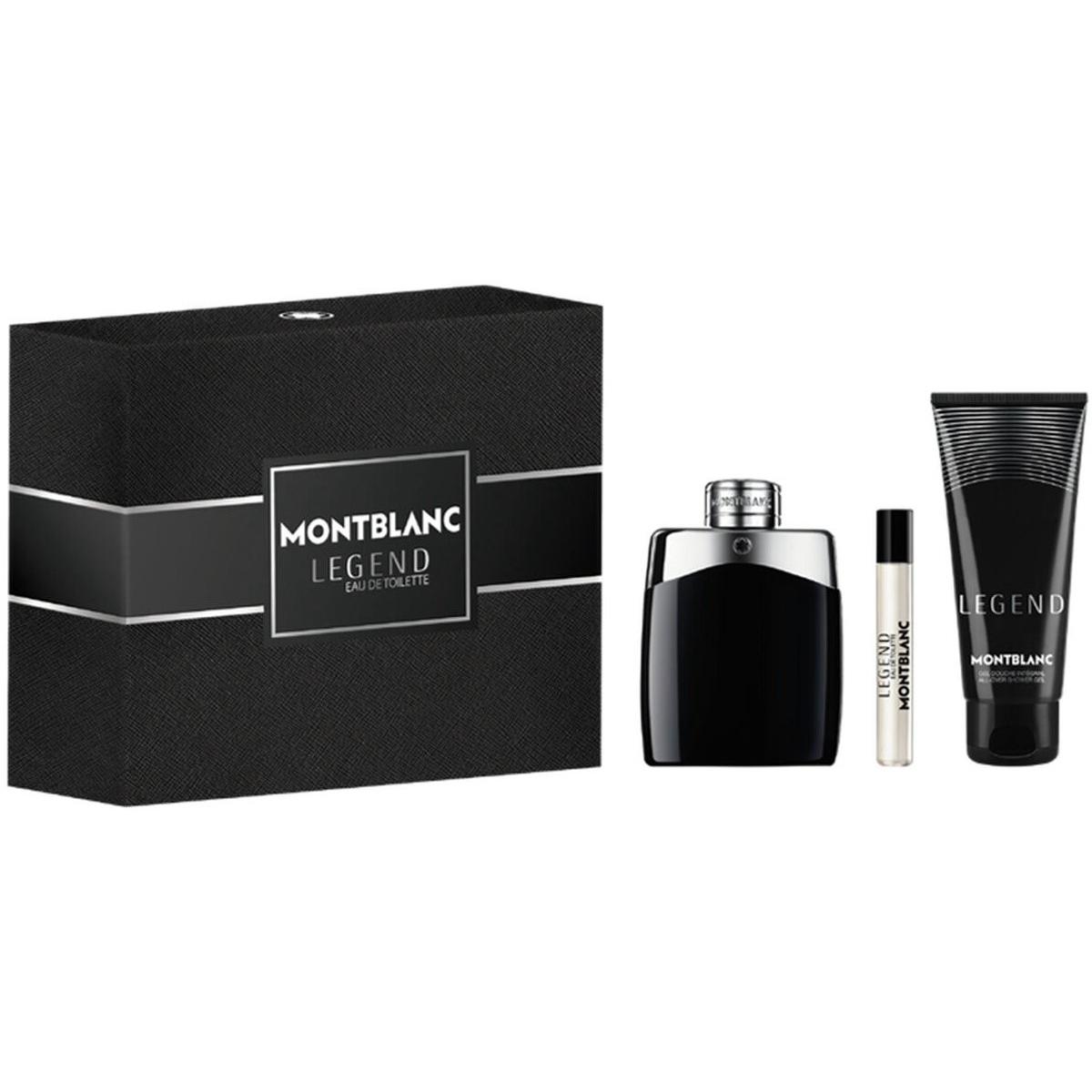 Montblanc, Set regalo bellezza, Legend Gift Set: 100ml EDT + 7.5 ml Purse Spray + 100 ml Shower Gel (Set di profumi)