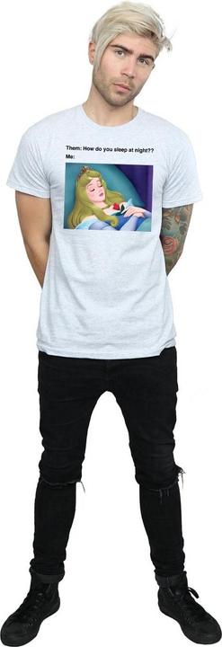 Actual product image Disney Mens Sleeping Beauty Meme T-Shirt (L)