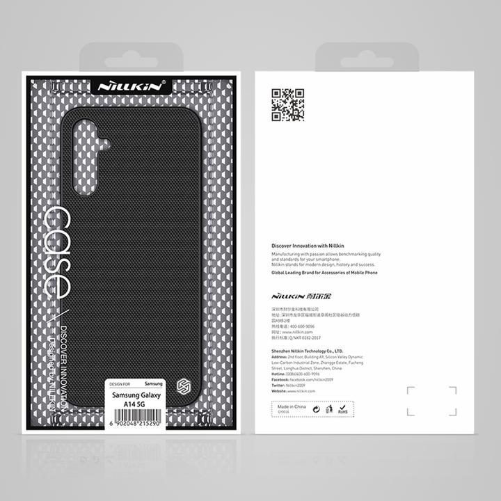 Produktbild Nillkin Textured Case for Samsung Galaxy A14 5G / Galaxy A14 reinforced nylon cover black (Samsung Galaxy A14 5G)