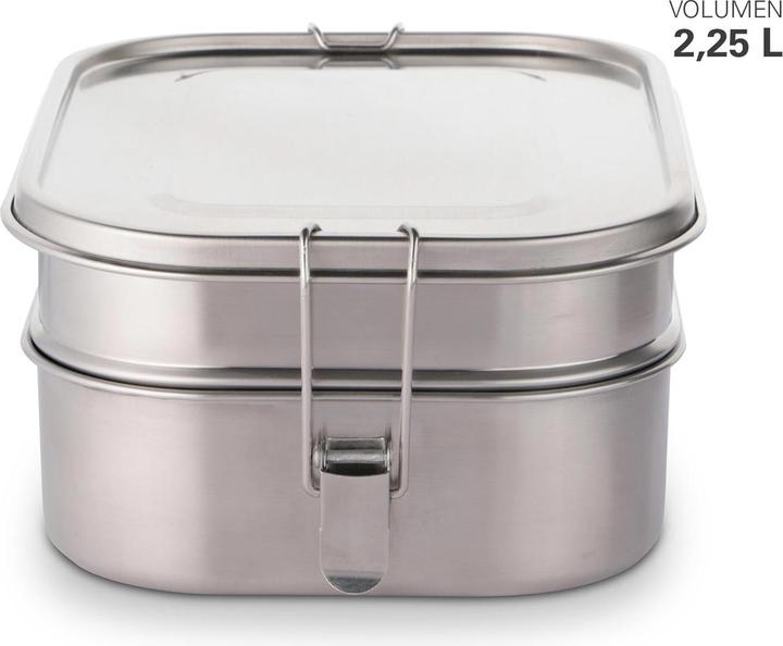 Actual product image Weis Stainless steel lock box double deck