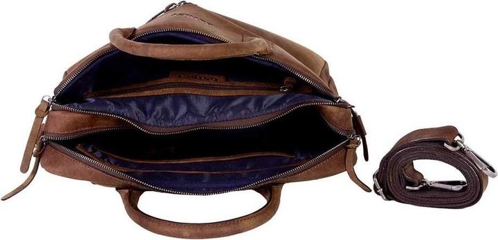 Productafbeelding DSTRCT Wall Street Business Laptoptas - 15,4 Zoll - Doppelbraun (15.40")