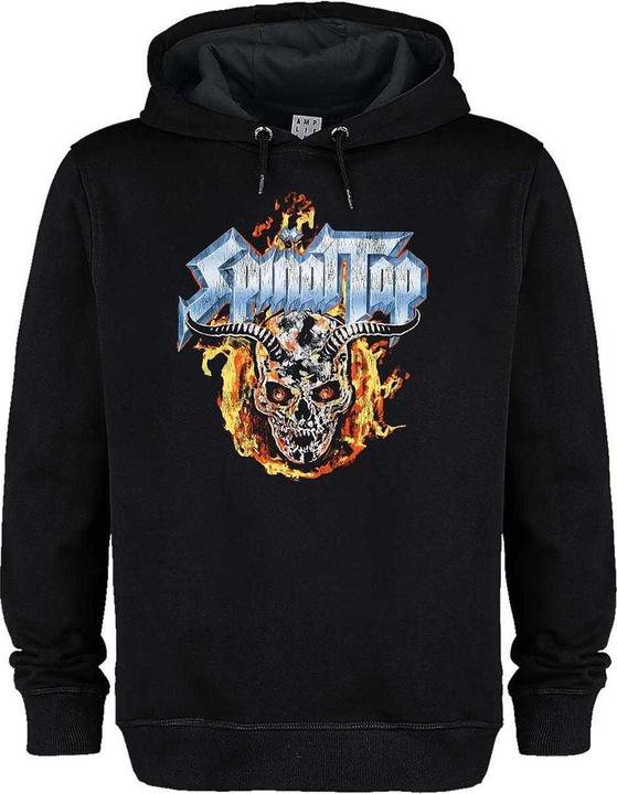 Produktbild Amplified Skull And Flames Kapuzenpullover (S)
