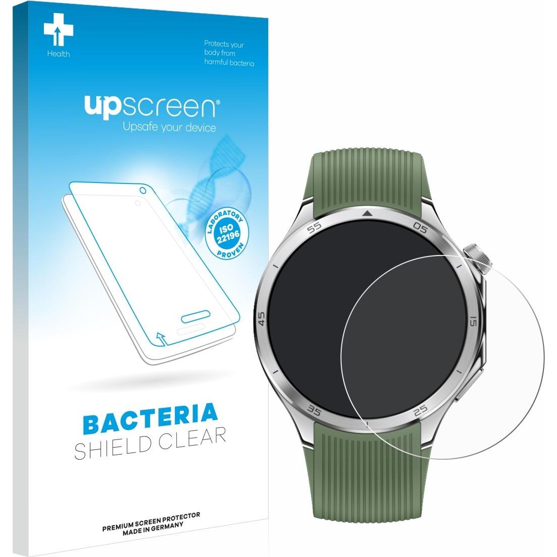 upscreen Schutzfolie Displayschutz Displayschutzfolie Folie Klar antibakteriell, Smartwatch Schutzfolie, Transparent