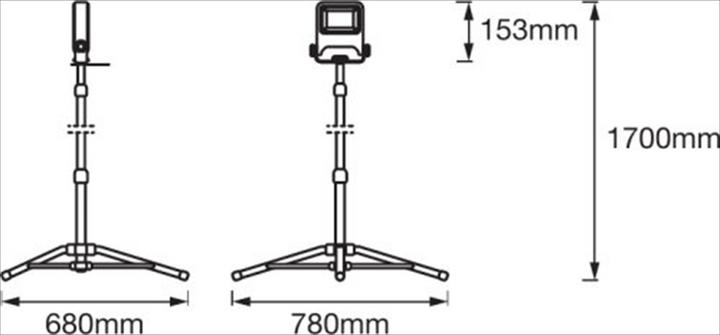 Image du produit Ledvance Tripode Worklight (1700 lm)