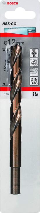 Actual product image Bosch Professional Zubehör Metal drill HSS-Co, DIN 338, 12 x 101 x 151 mm, 1-pack (12 mm)