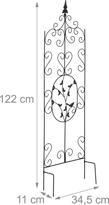 Produktbild Relaxdays Rankgitter (11 cm, 34.50 cm)