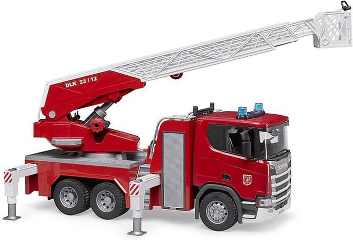 Image du produit Bruder Scania Super 560R Pompiers avec échelle pivotante, pompe à eau, module L+S