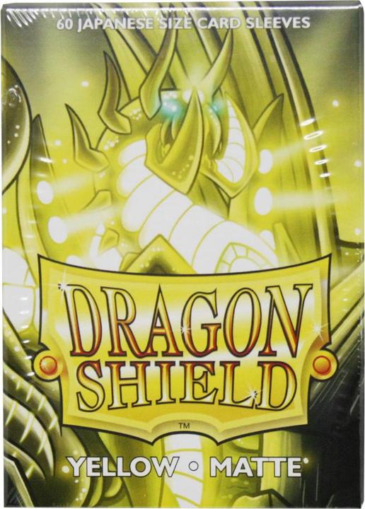 Actual product image Arcane Tinman ART11114 - Matte - Yellow Japanese Size (60) Card Sleeves