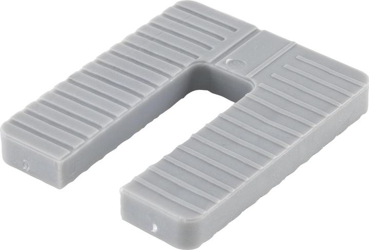 Actual product image Roto GLUSKE Euroklick spacer plate 65 x 52.5 x 8 mm, grey, 500 pcs.