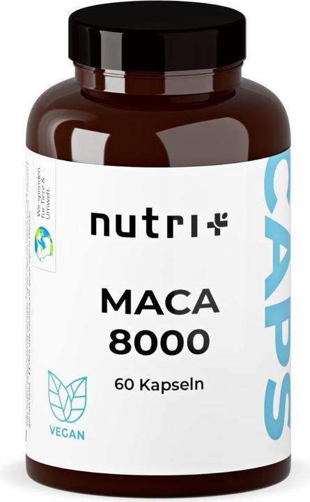 Actual product image Nutri+ Maca 8000 (60 pcs., Capsules, 60 ml)