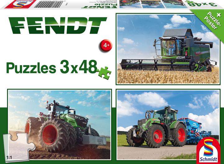 Image du produit Schmidt Spiele Fendt 1050 Vario 724 Vario 6275L 3x48 pièces (144 pièces)
