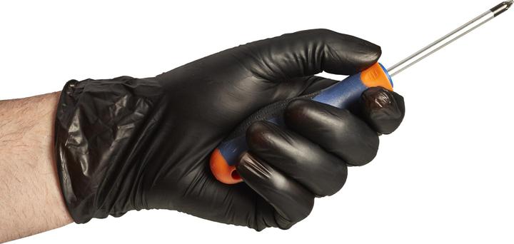 Image du produit Spontex Gants jetables Extra Black 100 en vinyle taille L
