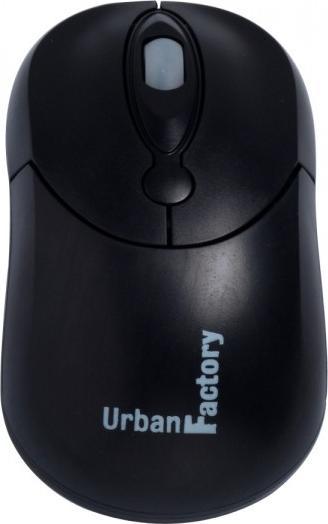 Urban Factory Big Crazy Mouse Black (Filaire)