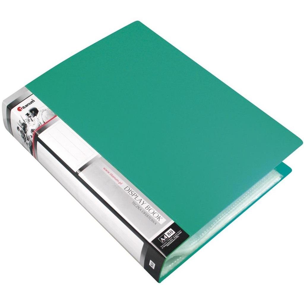 Titanum, Busta portadocumenti, A4-Angebotsmappe mit 80 grünen T-Shirts (A4, 1 x)
