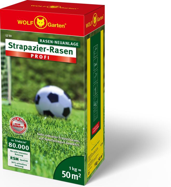 Immagine prodotto Wolf-Garten Strapazier Rasen Profi LJ 50 (Risemina del prato)
