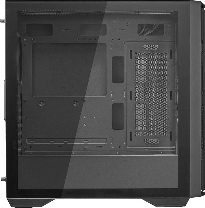 Actual product image Cougar Uniface Black| PC Case | Mid Tower / Mesh Front Panel / 2 x ARGB Fans / TG Left Panel (ATX, Mini-ITX, SSI CEB)