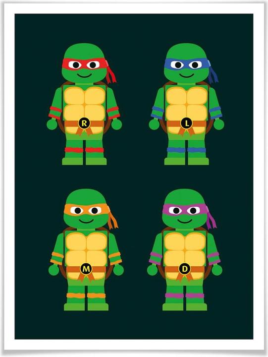 Actual product image Trenddeko Teenage Mutant Ninja Turtles Toy (50 x 60 cm)