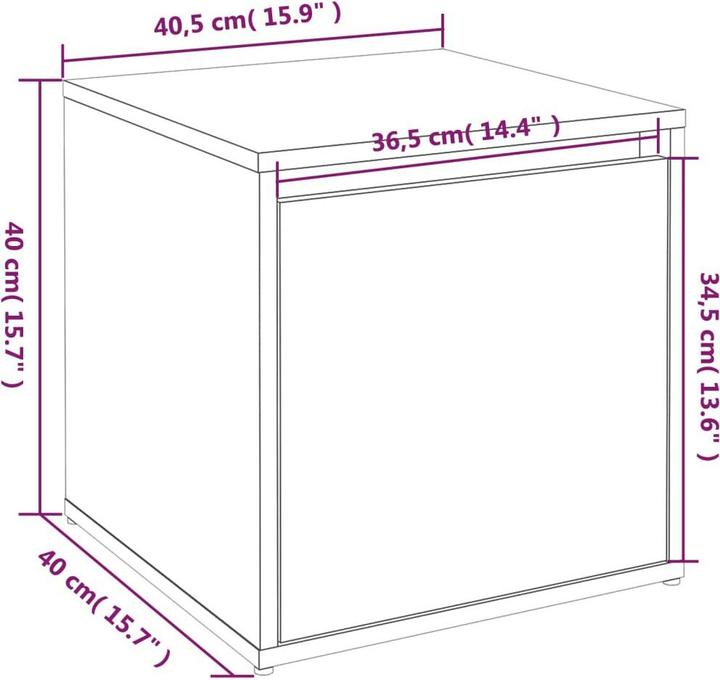 Image du produit vidaXL Garderobenset