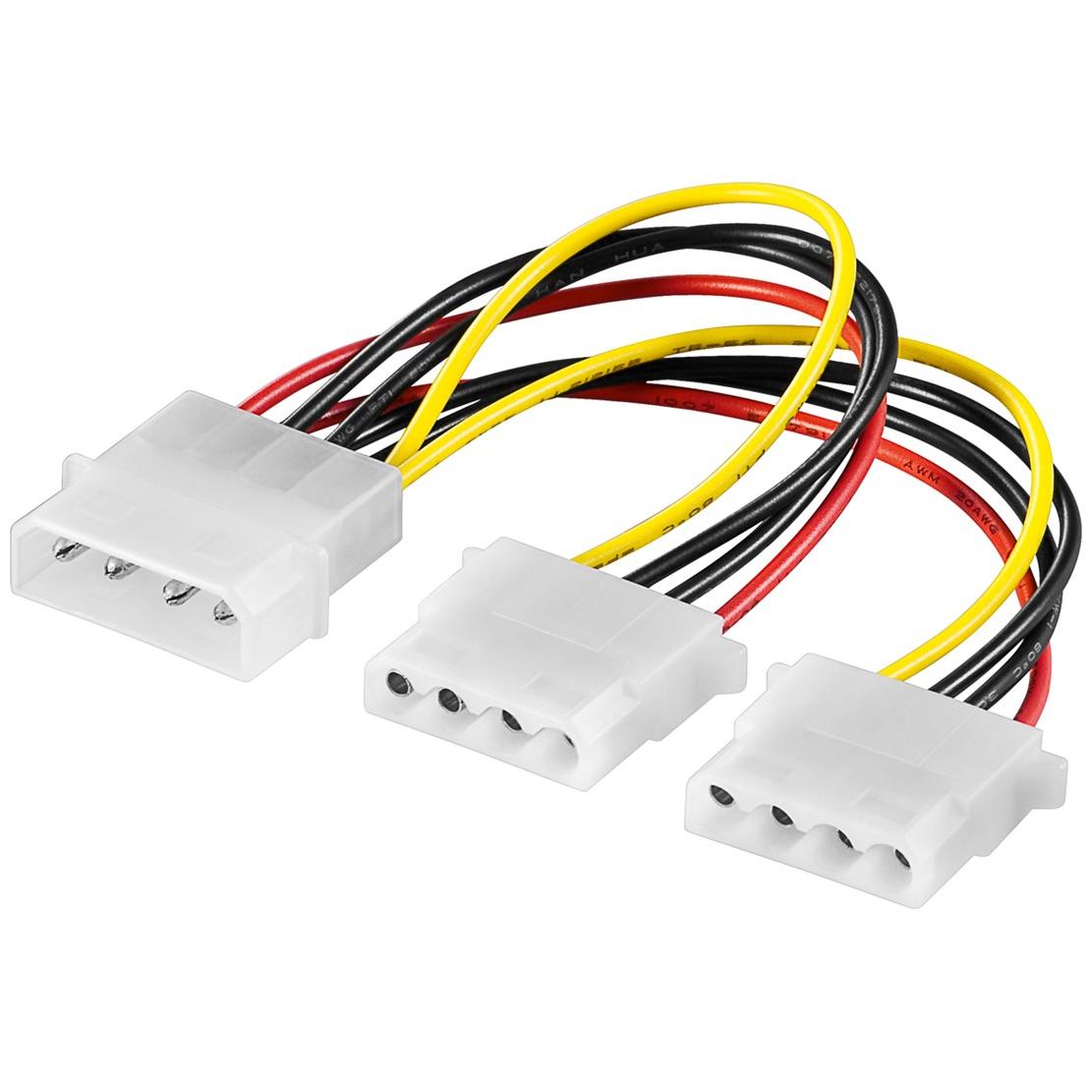 Thumbnail - Goobay Y-Kabel 4Pin, Interne Kabel (PC)