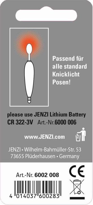 Image du produit Jenzi Lumière de pliage LED. Bulb Red