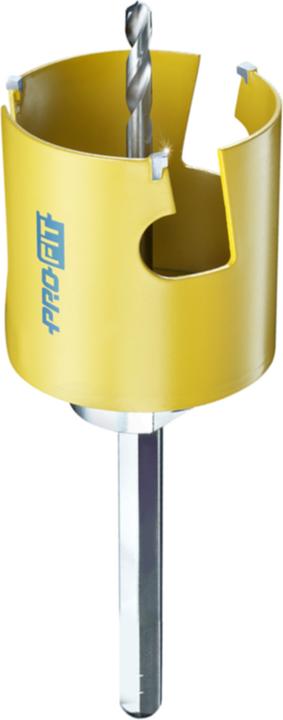 Pro-Fit Scie cloche Multipurpose Ø de sciage 80 mm profondeur de coupe 52 mm HSS version tige 6 pans (80 millimètres)