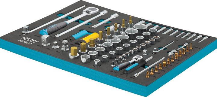 Produktbild HAZET Steckschlüssel Satz 163-138/77 ∙ Vierkant12,5 mm (1/2 Zoll), Vierkant6,3 mm (1/4 Zoll) ∙ Ausse… (24 mm, 27 mm, 30 mm, 21 mm, 18 mm, 12 mm, 23 mm, 22 mm, 10  mm, 28 mm, 16 mm, 29 mm, 25 mm, 14 mm, 17 mm, 19 mm, 13 mm, 20 mm, 31 mm, 26 mm, 15 mm, 32 mm, 11 mm)