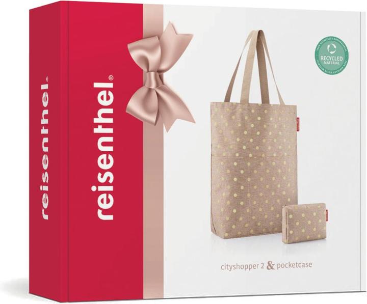 Actual product image reisenthel cityshopper 2 set #1 metallic dots coffee