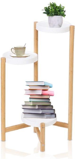 Hermex Blumenständer Pflanzen Ständer Regal Halter Treppe Gestell Blumentisch