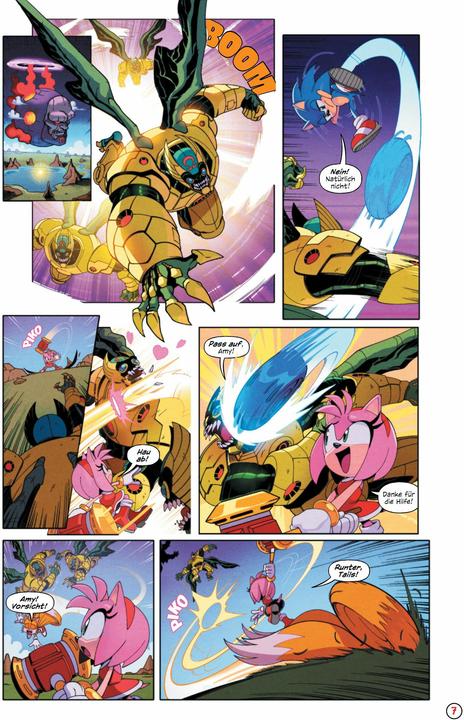 Image du produit Panini DC x Sonic The Hedgehog (Allemand, Adam Bryce Thomas, Caroline Hidalgo, Ian Flynn, 2025)