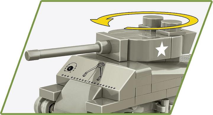 Produktbild Cobi 3089 - 103 PCS HC WWII /3089/ SHERMAN M4A3