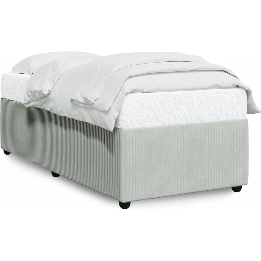 VidaXL, Bett, Bettgestell Samt (90 x 190 cm)