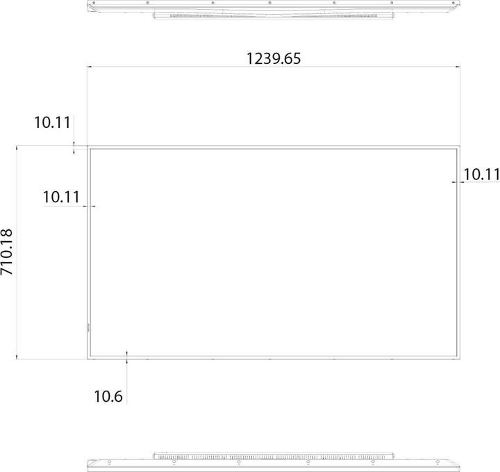 Image du produit Hisense Écran de signalisation 55DM66D 55", 24/7, UHD, 500cd/m², 25% Haze (3840 x 2160 pixels, 55")